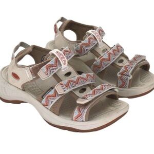Keen Beige and Orange Sandals 9.5